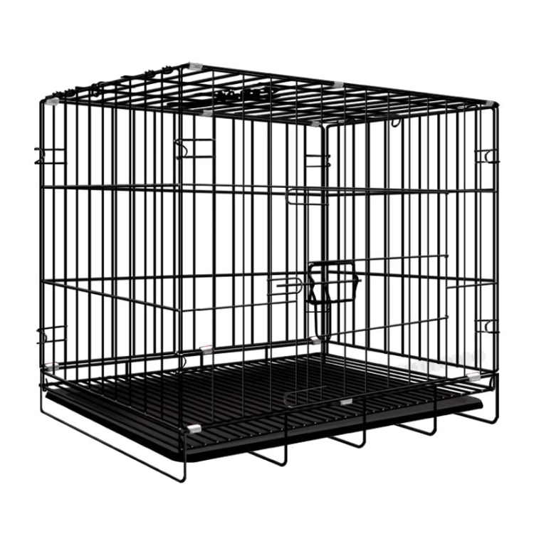 ROADREIGN - Strong Folding Metal Kennel Mesh Pet Dog Cage Pet Cages 1