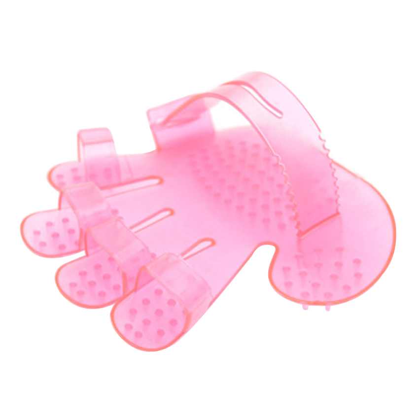 ROADREIGN - Gentle Silicone Pet Bath Brush – Five-Finger Massage & Shedding Control for Happy Pets 6