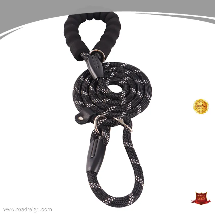 Waterproof Nylon Dog Leash with Comfortable Padded Handle and Highly Reflective Threads for Pet Dogs 1