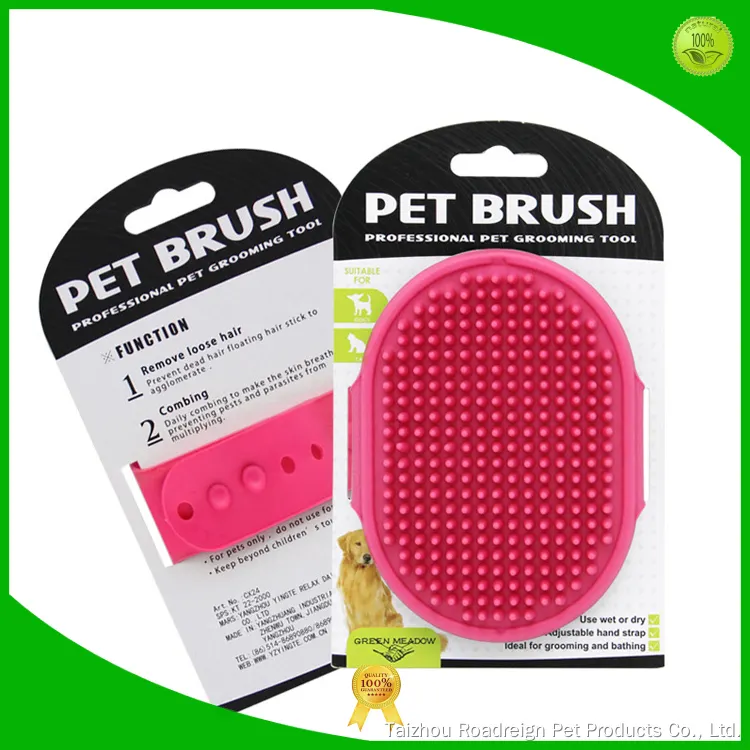 Soft Pet Cat Shampoo Bathing Brush Soothing TPR Dog Hair Comb 1