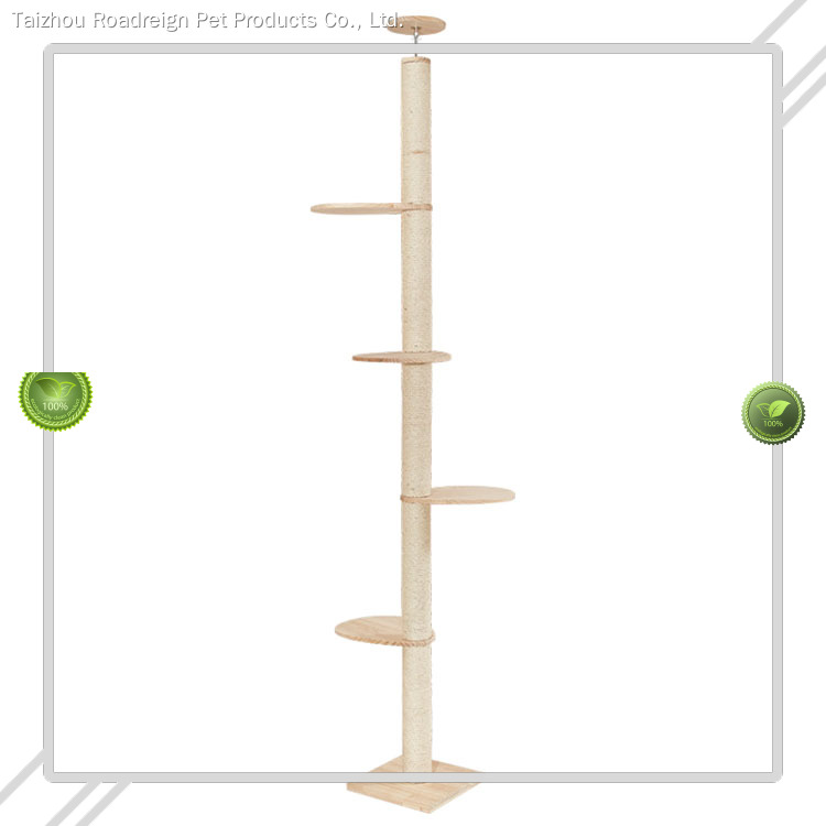 High Quality Custom Wooden Cat Grabbing Post Toy - 2.58-2.65m, 3 or 4 Layers 1