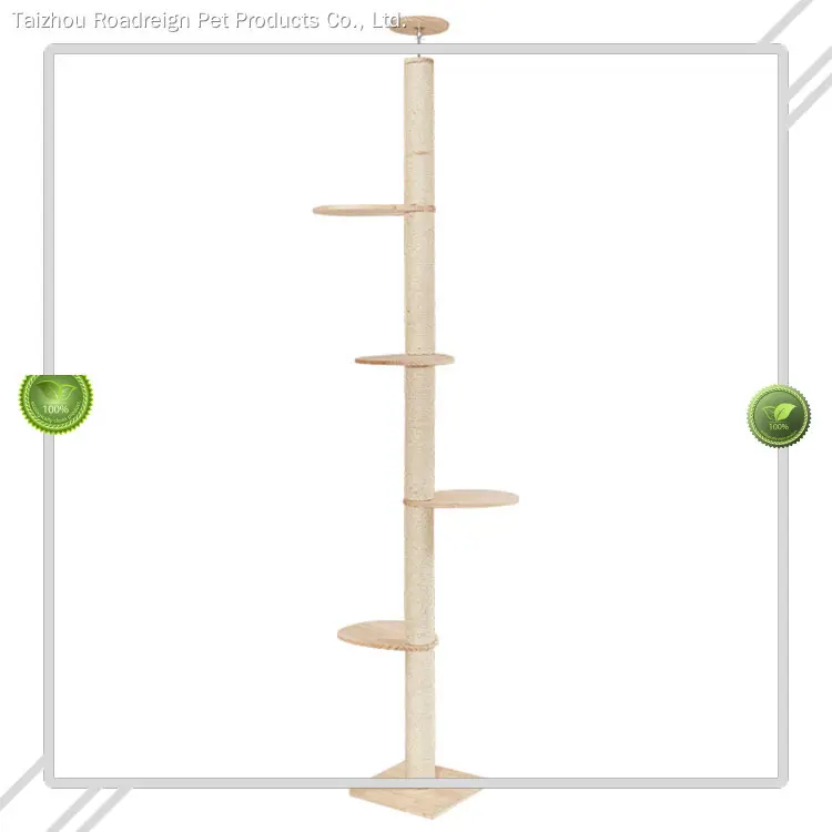 High Quality Custom Wooden Cat Grabbing Post Toy - 2.58-2.65m, 3 or 4 Layers 1