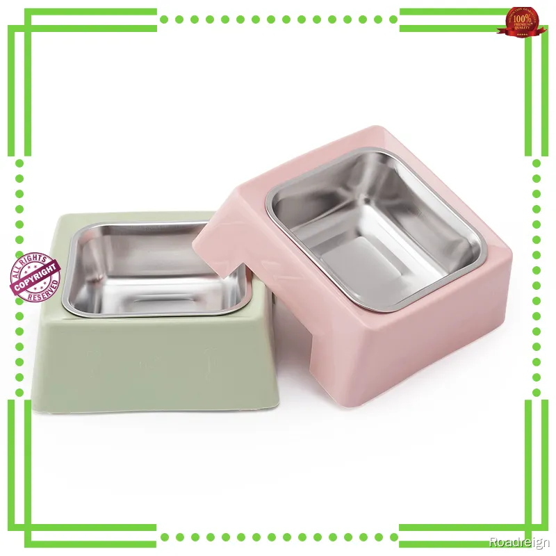 Custom stainless steel bowl dog for business | Roadreign 1