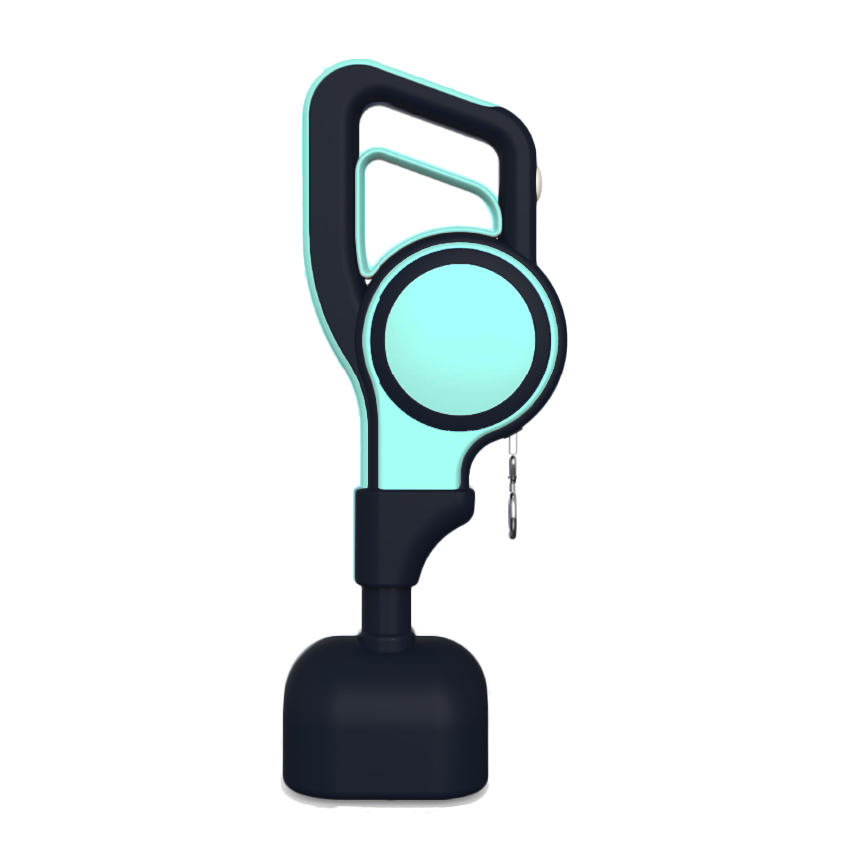 Roadreign-3-in-1 All-in-One Intrekbare Riem – Geïntegreerde Afvalgrijper &amp; Zakjesdispenser voor Schone Wandelingen 7