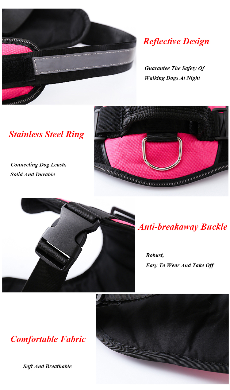 Customized Pet Harness(K9) manufacturers From China | Roadreign LL-7111 8