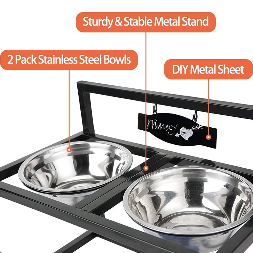 Quality Adjustable dog bowl Manufacturer | Roadreign LL-2410 5