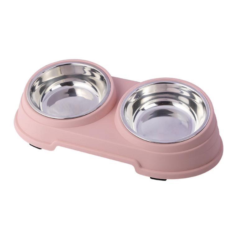 Quality Pet Plastic And Stainless Steel Double Bowl Manufacturer | Roadreign LL-2240 1