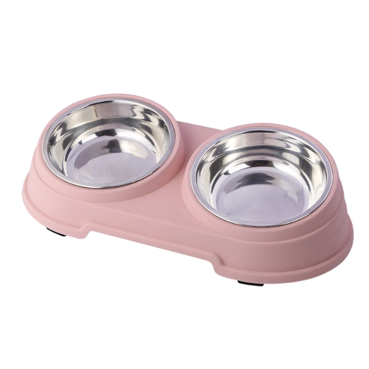 Quality Pet Plastic And Stainless Steel Double Bowl Manufacturer | Roadreign LL-2240 1