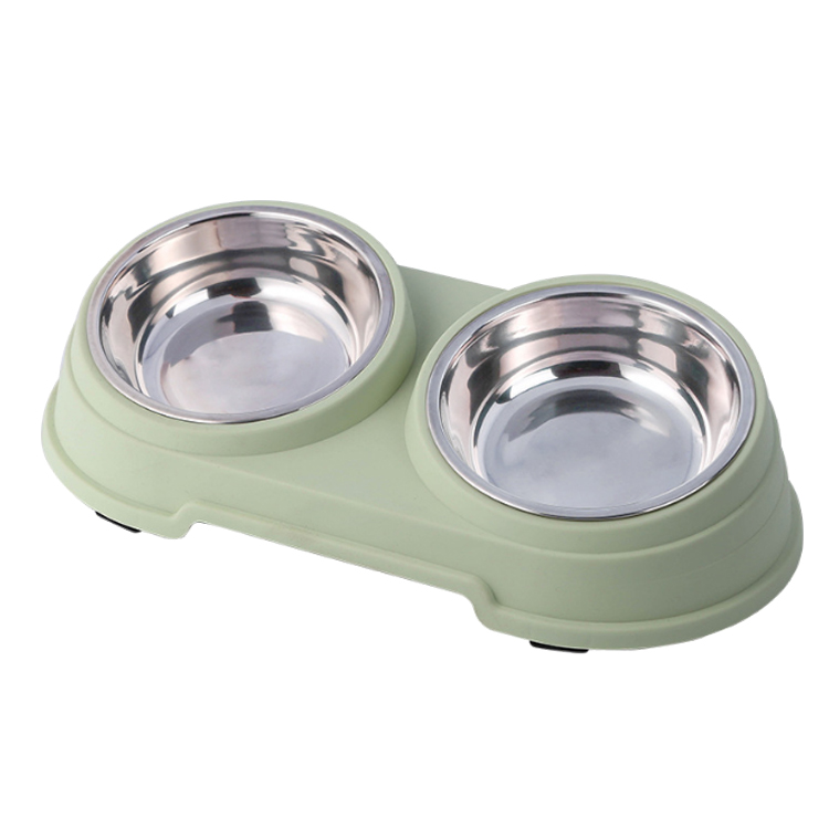 Quality Pet Plastic And Stainless Steel Double Bowl Manufacturer | Roadreign LL-2240 2