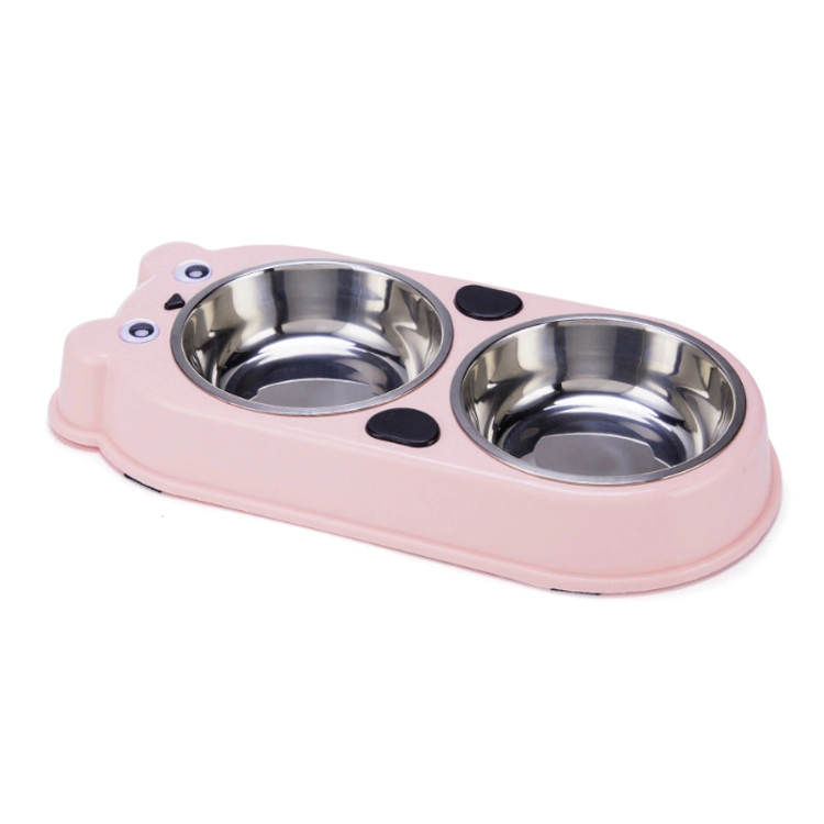 Quality Pet Plastic And Stainless Steel Double Bowl Manufacturer | Roadreign LL-2236 1