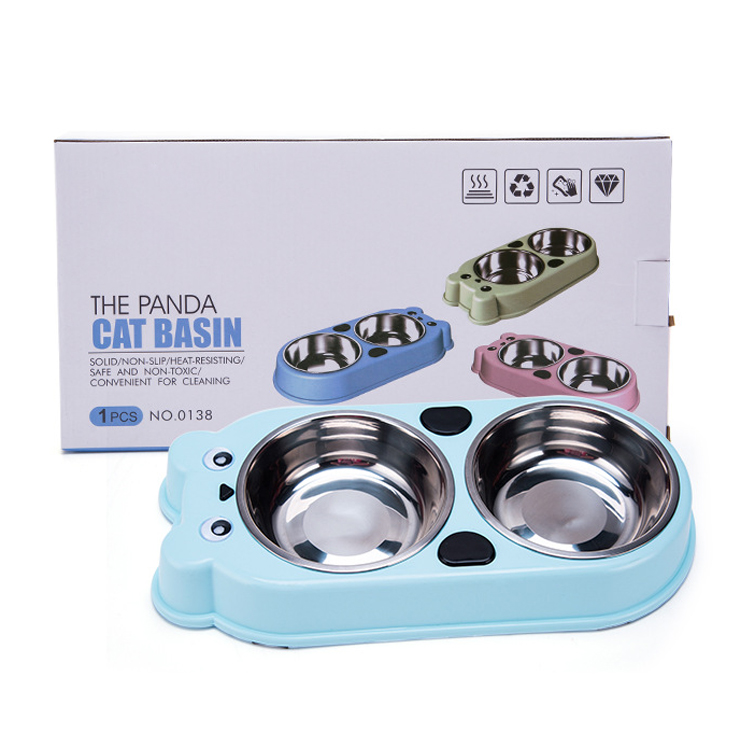 Quality Pet Plastic And Stainless Steel Double Bowl Manufacturer | Roadreign LL-2236 7