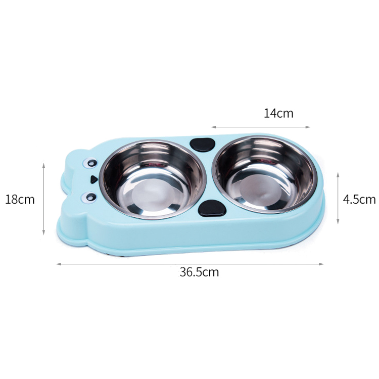 Quality Pet Plastic And Stainless Steel Double Bowl Manufacturer | Roadreign LL-2236 5