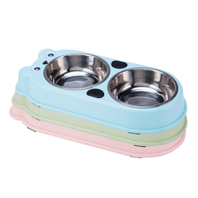 Quality Pet Plastic And Stainless Steel Double Bowl Manufacturer | Roadreign LL-2236 6