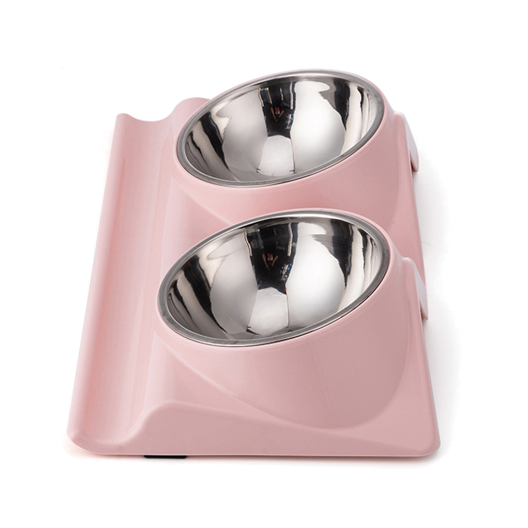 Best Double Plastic Pet Stainless Steel Bowl Company - Roadreign LL-2219 6