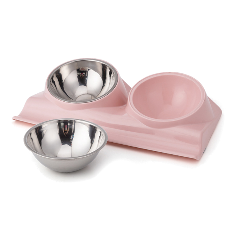 Best Double Plastic Pet Stainless Steel Bowl Company - Roadreign LL-2219 4