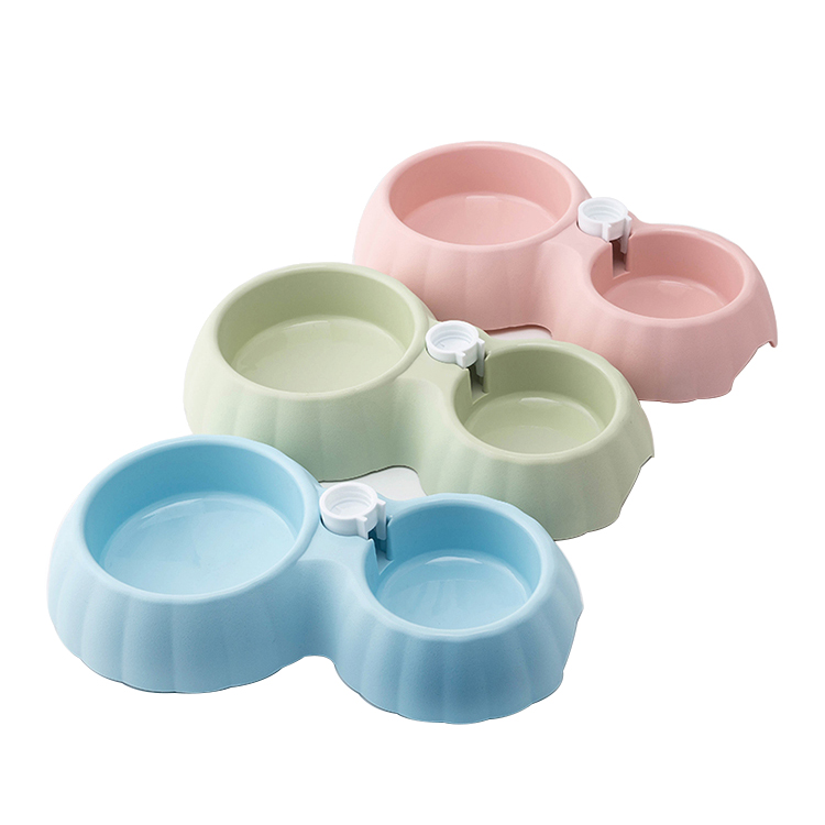 Best Plastic Pet Double Bowl With Bottle Faucet Company - Roadreign LL-2021 6
