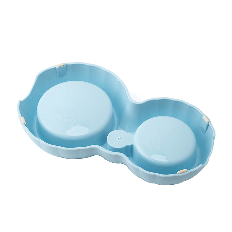 Best Plastic Pet Double Bowl With Bottle Faucet Company - Roadreign LL-2021 4