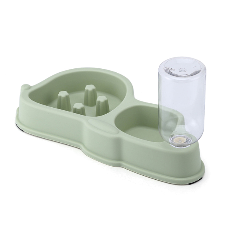 Best Plastic Pet Double Bowl With Bottle Faucet Company - Roadreign LL-2027 2