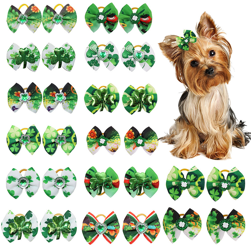 Quality St. Patrick's Day  Pet Bows Manufacturer | Roadreign LL-8272 7