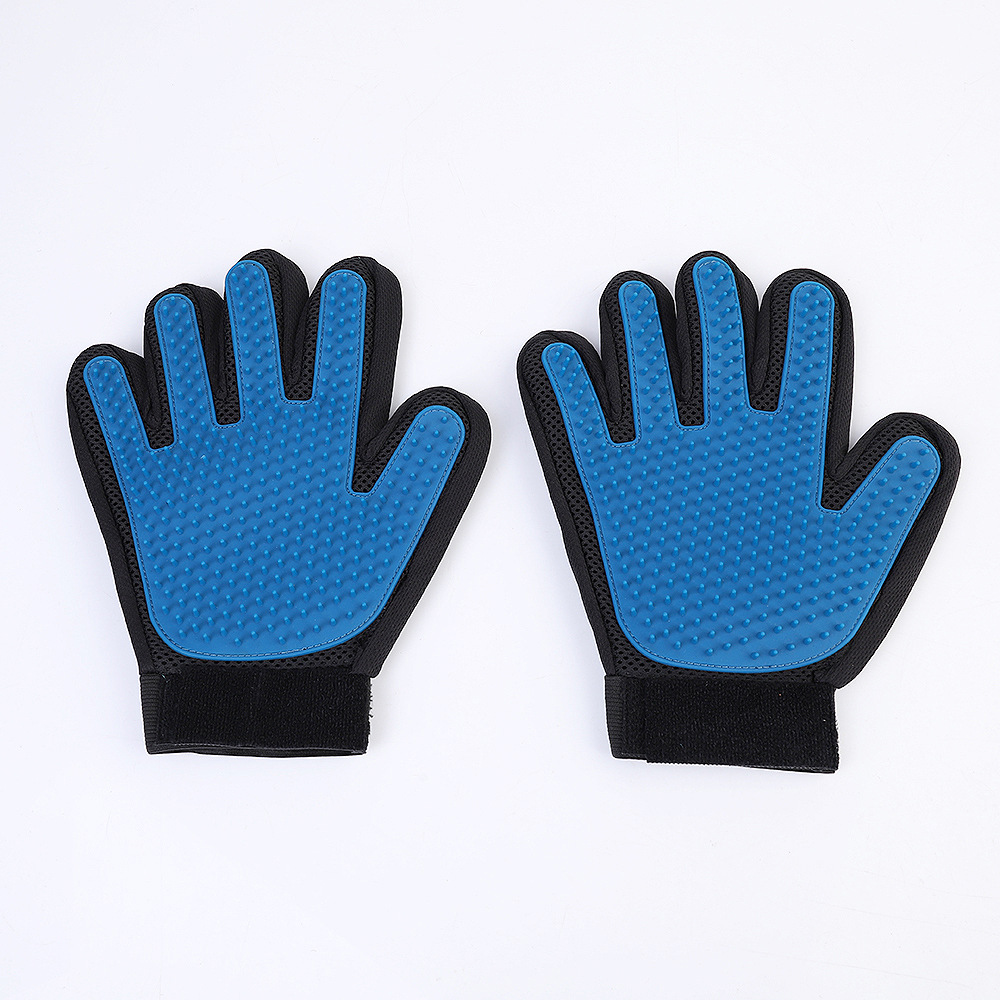 Fabricants chinois de gants de toilettage pour animaux en silicone double face à 333 embouts personnalisés | Roadreign LL-6007 1