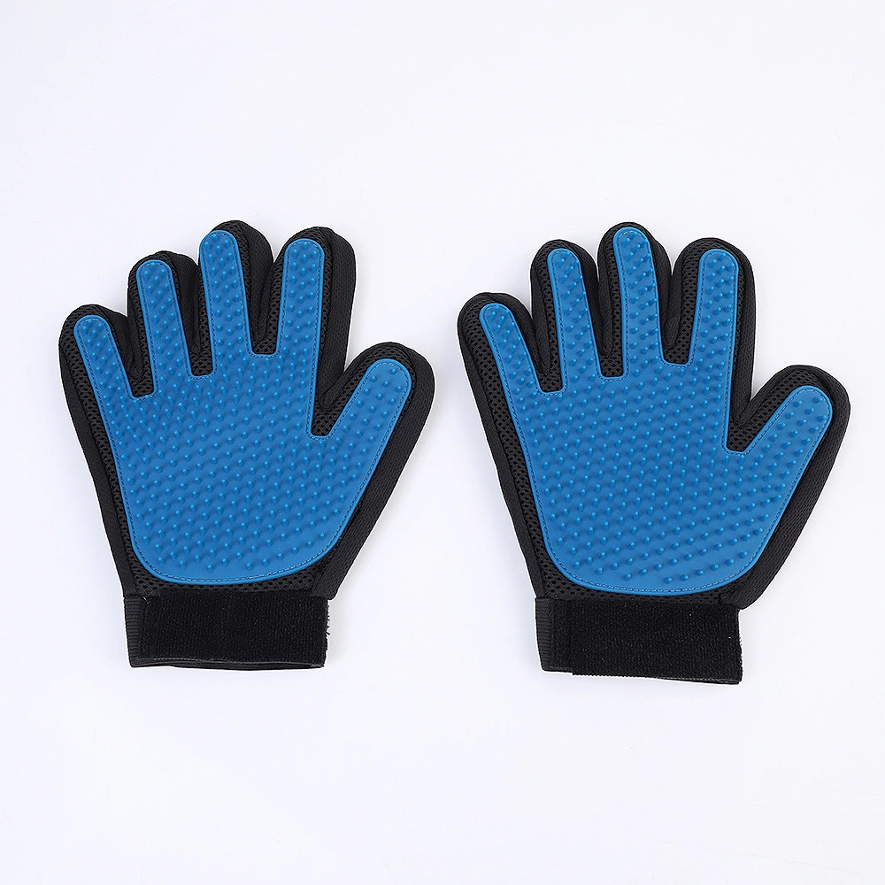 Customized 333 Tips Silicone Two Sides Pet Grooming Gloves manufacturers From China | Roadreign LL-6007 1