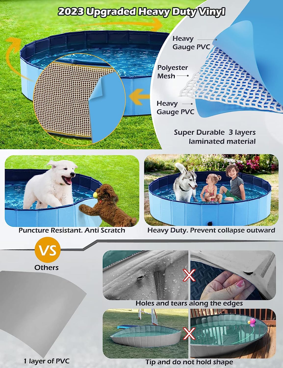 Customized Pet Swimming Pool manufacturers From China | Roadreign LL-6961 3