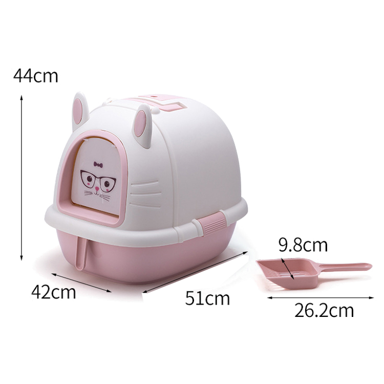 Customized Closed Cat Litter Box manufacturers From China | Roadreign LL-1556 4