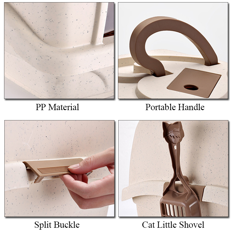 Best Closed Cat Litter Box Company - Roadreign LL-1555 7