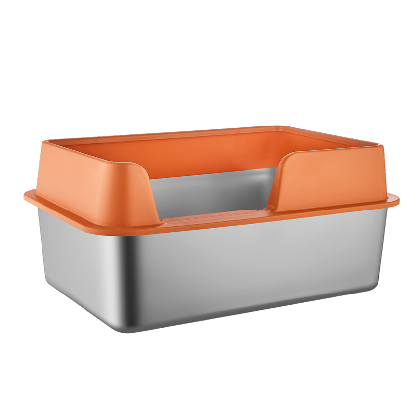 La mejor empresa de cajas de arena para gatos de acero inoxidable: Roadreign LL-1592 3