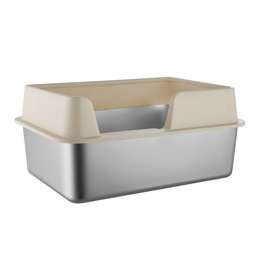 La mejor empresa de cajas de arena para gatos de acero inoxidable: Roadreign LL-1592 2