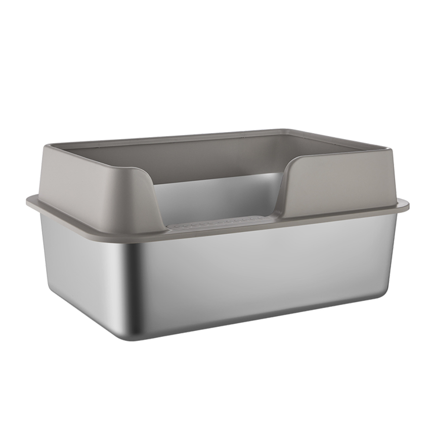 La mejor empresa de cajas de arena para gatos de acero inoxidable: Roadreign LL-1592 4