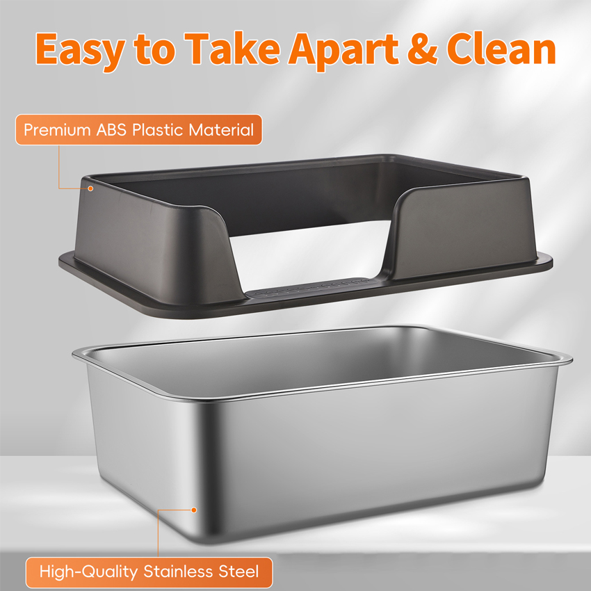 Best Stainless Steel Cat Litter Box Company - Roadreign LL-1592 6