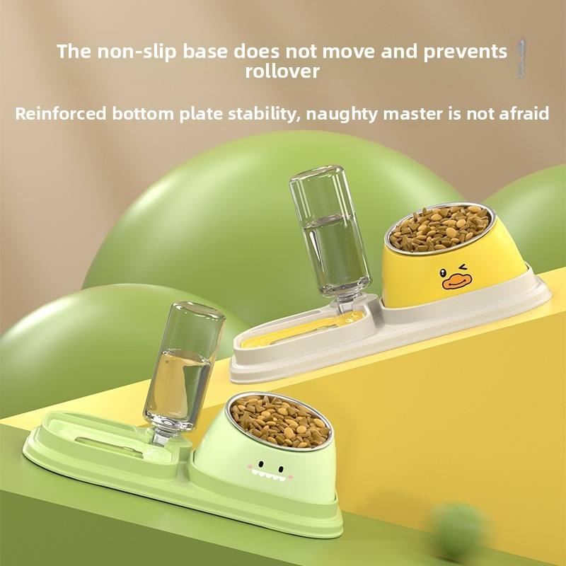 ROADREIGN - Ergonomische 3-in-1 voerbakset voor huisdieren: voorkom nekklachten en een opgeblazen gevoel met slow feeder 2