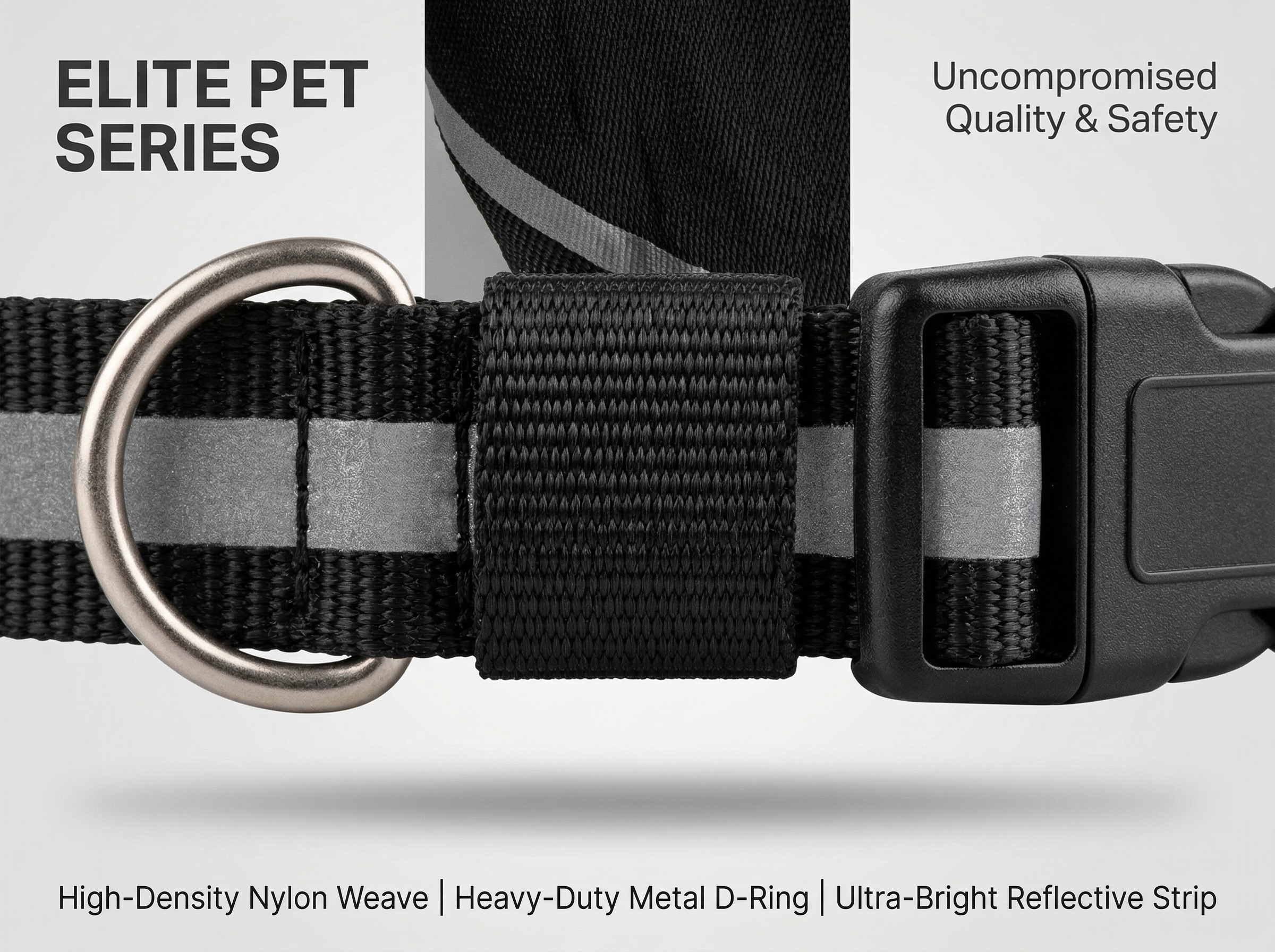 ROADREIGN - Collar LED Elite Glow para perros - Luz nocturna reflectante, impermeable y totalmente ajustable 9