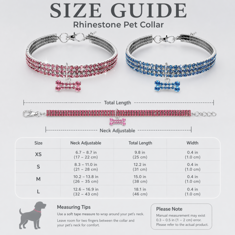 Fancy Sparkly Pet Collar for Small Dogs & Cats – Perfect Occasion Accessory for Parties & Weddings 6