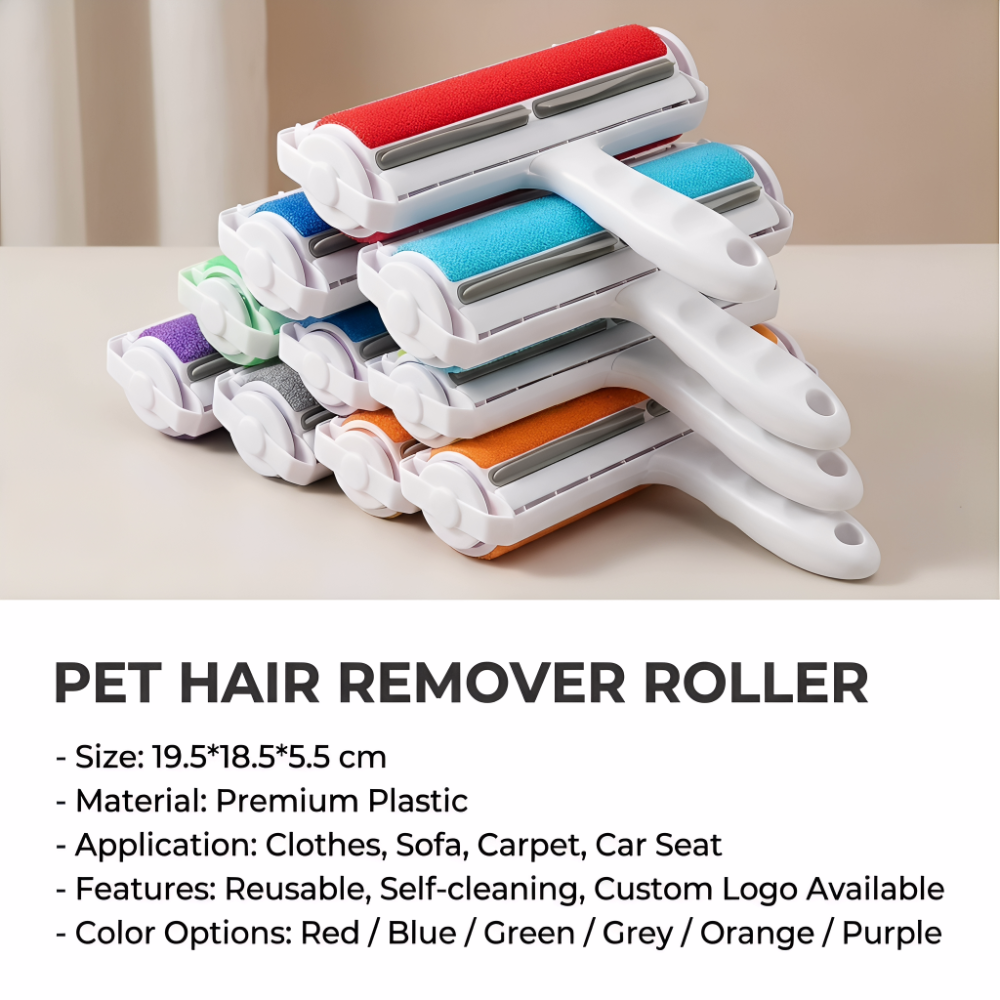 Roadreign - Aangepaste pluizenroller voor huisdierenhaar, honden- en kattenhaar, zelfreinigende haarverwijderingsroller, fabrikant 6