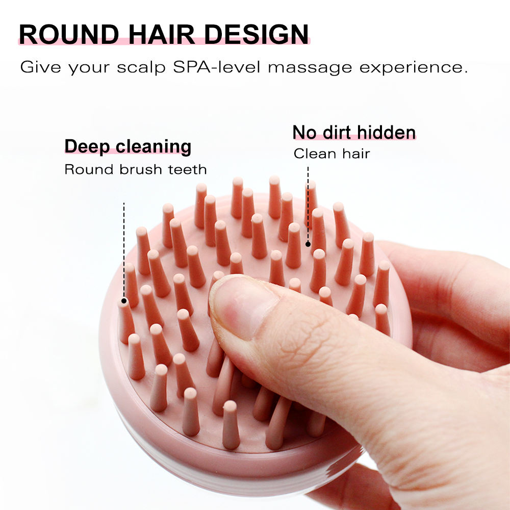 Roadreign-Liquid Shampoo Brush, Soft Scalp Massage Bath Comb for Pets 4
