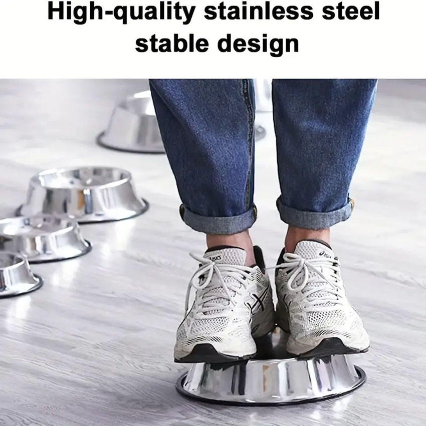 ROADREIGN - Premium Stainless Steel Dog Bowl – Heavy-Duty, Rust-Resistant & Non-Slip Base 7