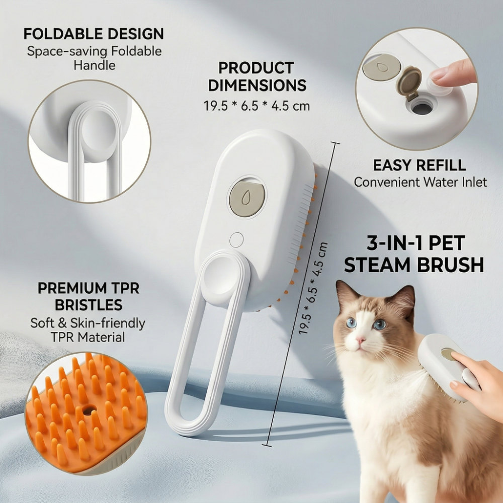 Fabrikanten van op maat gemaakte kattenstoomborstels, sprayborstels voor het verwijderen van kattenhaar uit China | Roadreign 6