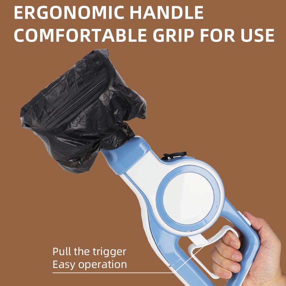 Roadreign-3-in-1 All-in-One Intrekbare Riem – Geïntegreerde Afvalgrijper &amp; Zakjesdispenser voor Schone Wandelingen 4