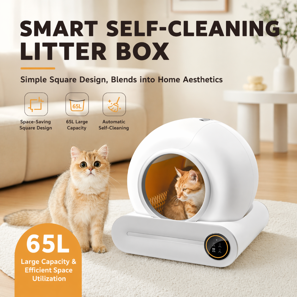 Roadreign Ultimate Handsfree Smart Kattenbak – Zelfreinigend, Geurblokkerend &amp; App-gestuurd voor een frisser huis 5