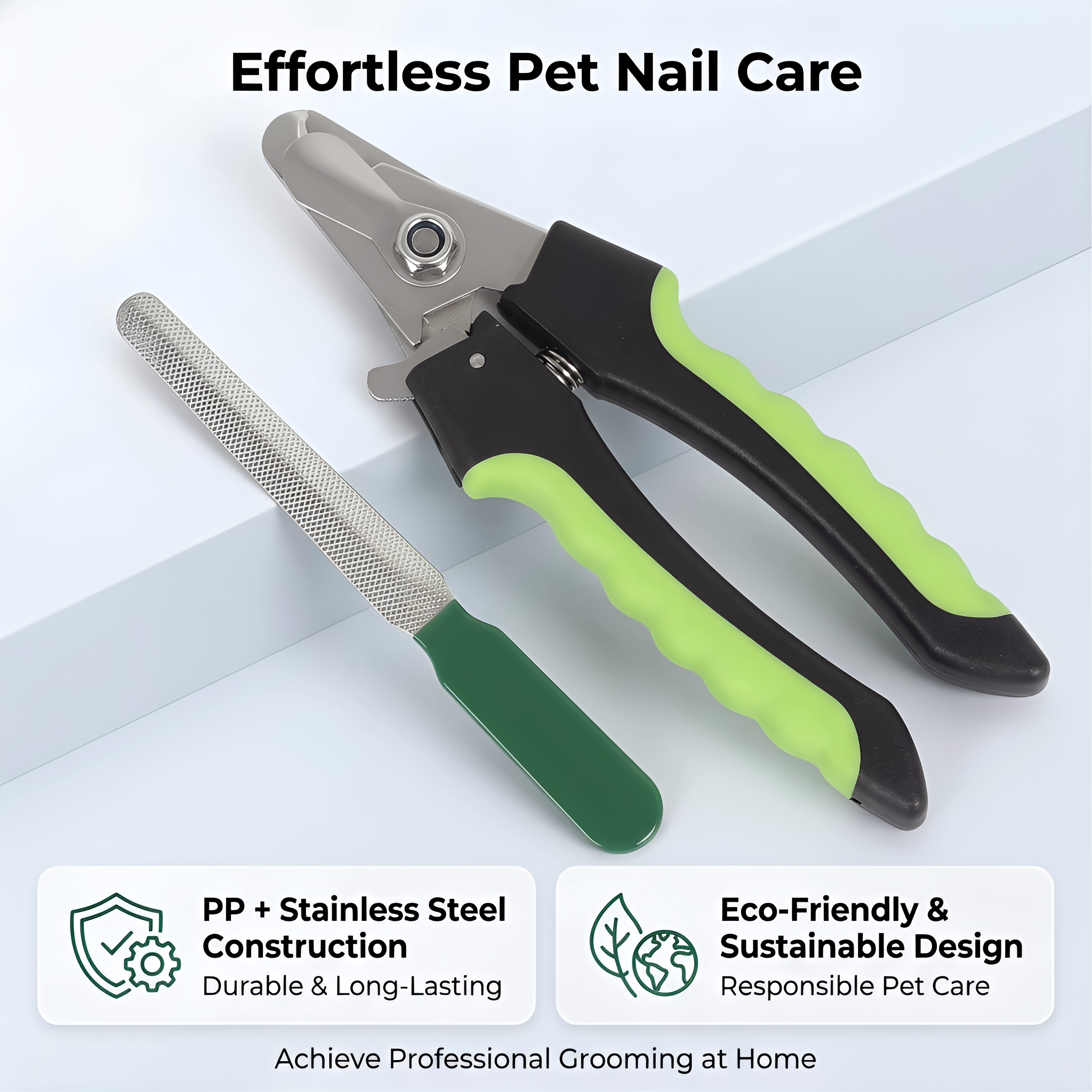 Cortaúñas de calidad para mascotas, venta al por mayor, de acero inoxidable, accesorios de aseo para gatos | Roadreign 1