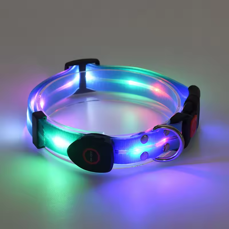 ROADREIGN - Collar LED Urban Glow para mascotas: collar luminoso de estilo hip-hop moderno con diseño recargable por USB. 9