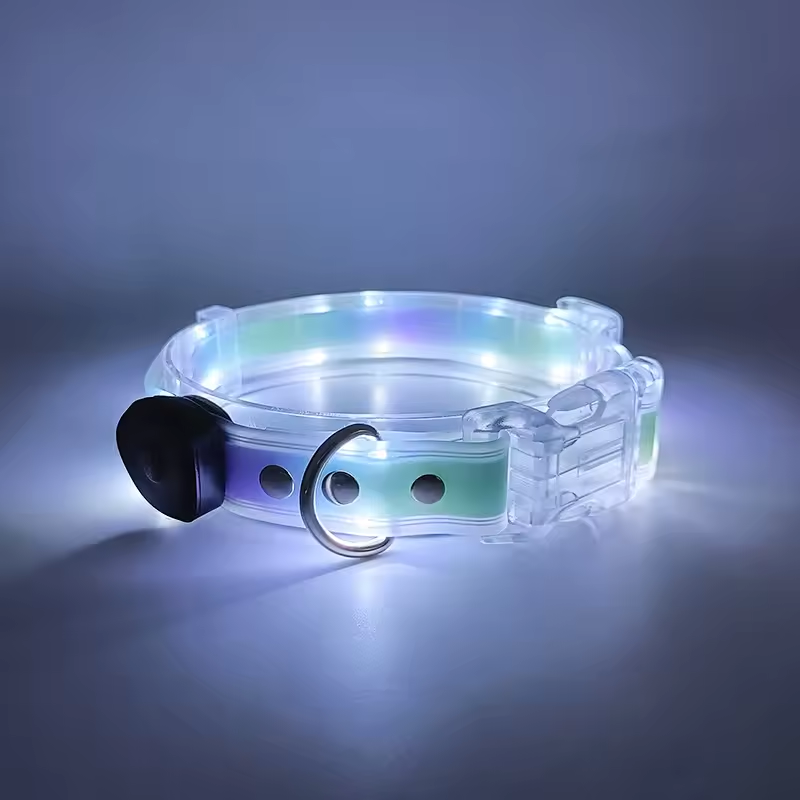 ROADREIGN - Collar LED Urban Glow para mascotas: collar luminoso de estilo hip-hop moderno con diseño recargable por USB. 11