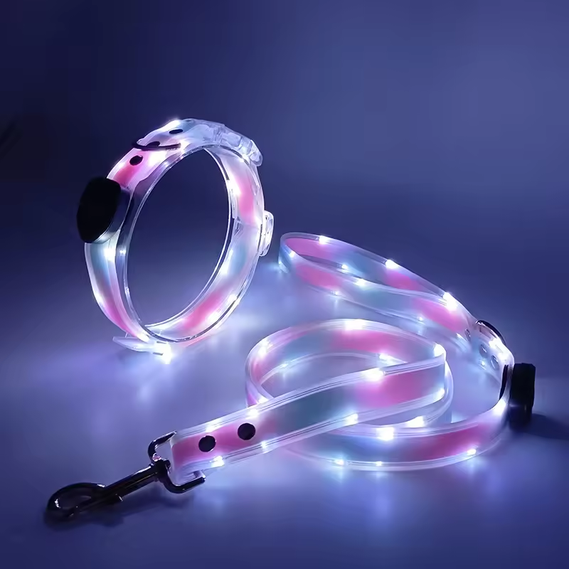 ROADREIGN - Collar LED Urban Glow para mascotas: collar luminoso de estilo hip-hop moderno con diseño recargable por USB. 13