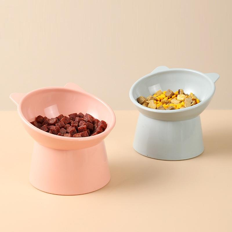 Roadreign-Ergo Elevated Cat Bowl, Tilted 15° Neck-Friendly Raised Cat Food Bowl, Non-Slip Ceramic Pet Feeder for Indoor Cats & Small Dogs 2