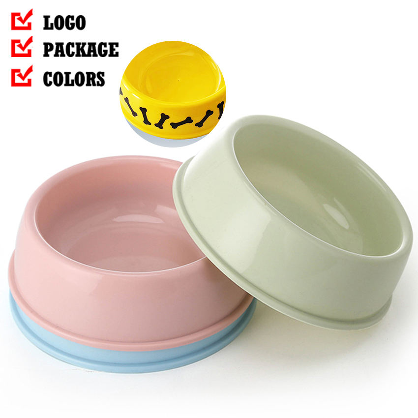 Roadreign-Customized Plastic Single Color Round Shape Pet Bowl manufacturers From China 1