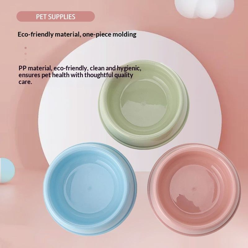 Roadreign-Customized Plastic Single Color Round Shape Pet Bowl manufacturers From China 3