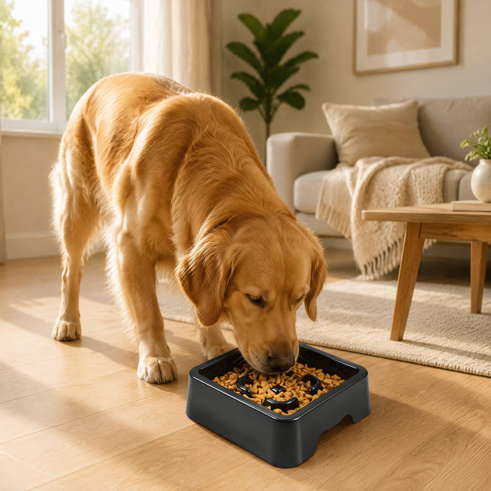 ROADREIGN - Comedero lento para mascotas: diseño de laberinto antiatragantamiento, base antideslizante, apto para lavavajillas, comedero interactivo para perros y gatos que favorece una digestión saludable. 7