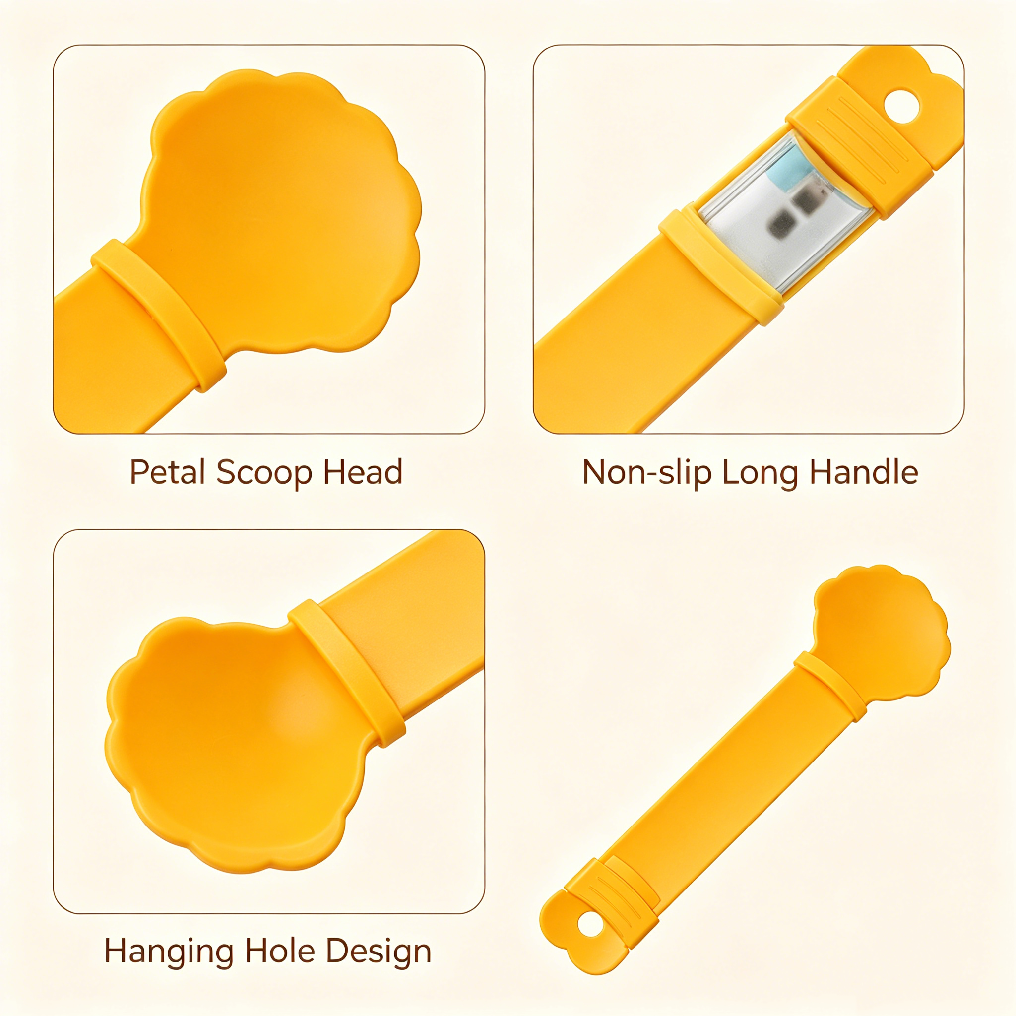 ROADREIGN - Cuillère à friandises portable multifonctionnelle pour chats, distributeur de friandises humides à lécher de qualité alimentaire, poignée facile et lisse, cuillère à aliments réutilisable pour chats, chatons et chiens 2